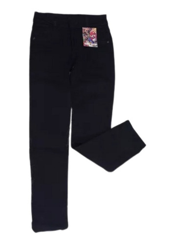 Pantalón Jean Licrado Negro Para Niño