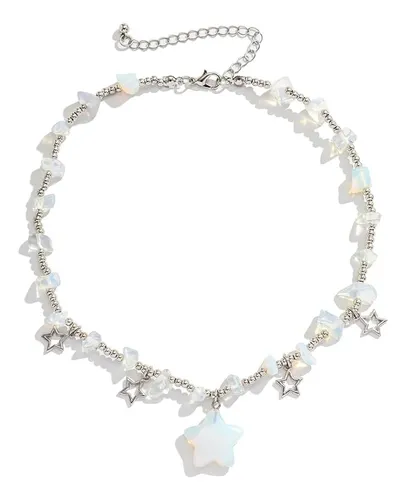 comprar Y2k Star Crystal Charms Pendant Choker Necklace Crystal Ston