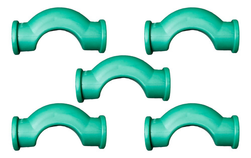Pack X 5 Curvas De Sobrepaso Termofusión 20mm Latyn Fusión Luz Verde
