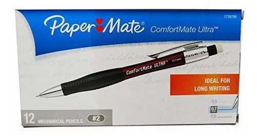 Paper Mate Comfort Mate Lápices Mecánicos, 0.028 In, Hb #2, 