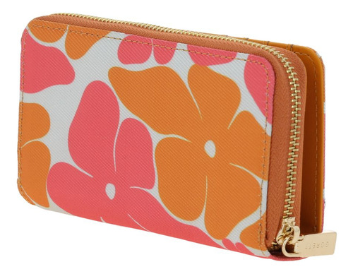 Cartera Gorett Sol Gs25086-o Color Multicolor Diseño De La Tela Floreado