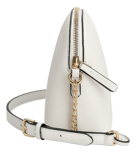 Bolsa Guess Factory Pg977170-mil Acabado de los herrajes Níquel Color Blanco Correa de hombro Blanco Diseño de la tela Lisa