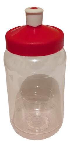 120 Vasos De Fiesta Con Tapa Chupon Cilindro 500 Ml Reusable Rojo