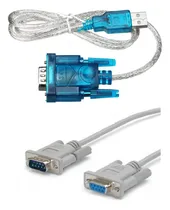 Comprar Combo Cable Db9 Rs232 Null Modem + Cableadaptador Db9 A Usb
