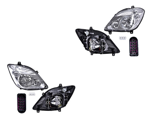 Par De Faros Delanteros Sprinter 2007-2013