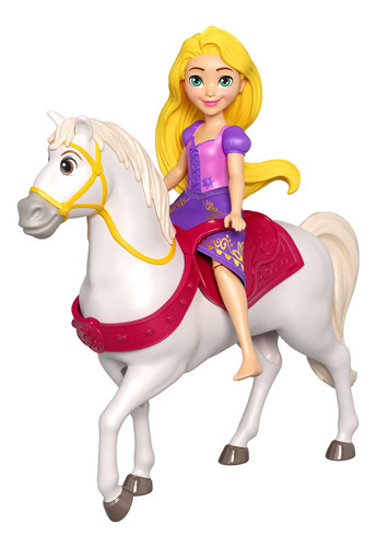 Disney Princesa Muñeca Mini Rapunzel Y Maximus