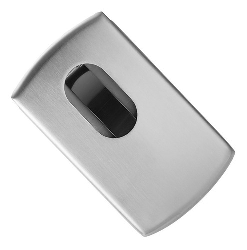Caja Para Tarjetas De Presentación, Portátil, De Acero Inoxi