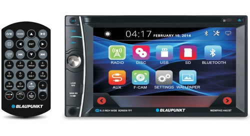 Receptor Multimedia Blaupunkt, 6.2'', Pantalla Táctil Con