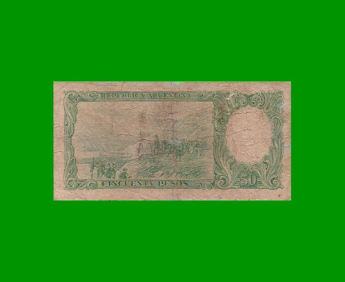 Billete Moneda Nacional $50 Bot 1993, Año 1957, Estado B.-