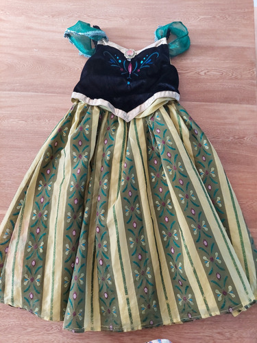 Disfraz Anna Frozen Vestido  Original Autentico Disney Parks