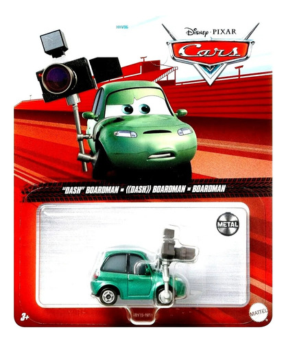 Disney Pixar Cars Dash Boardman 1/55 Die Cast Mattel 