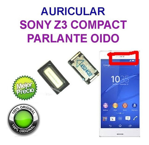 Sony Xperia Z3 Compact Auricular Parlante + Herramientas