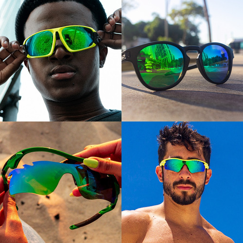 Lentes Para Jupiter Squared - Hidrofóbica Cor Green Jade