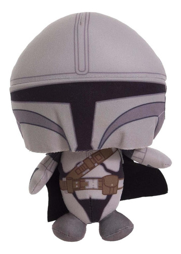 Peluche Tipo Almohada, The Mandalorian De Star Wars, 17.7 Cm Color Gris claro