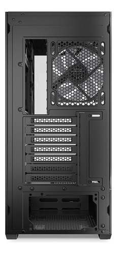 Gabinete Gamer Sharkoon Ak6 Rgb Cristal Templado Atx/btf Color Negro