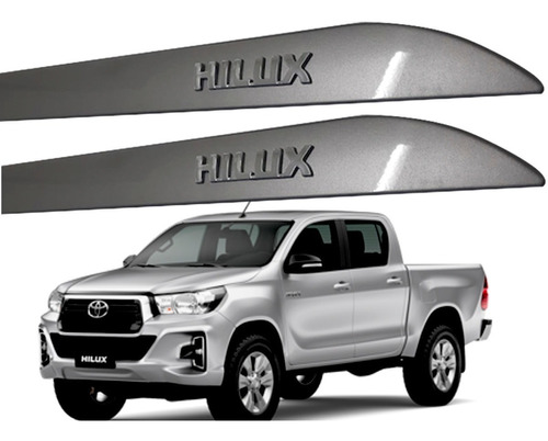 Friso Lateral Nova Hilux 2015 A 2022 Cores Originais Cromado