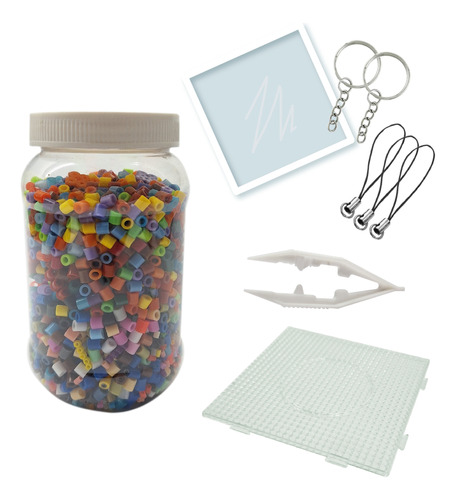 Kit Bote 3000pz Multicolor 5mm Hama Beads, Perler, Artkal