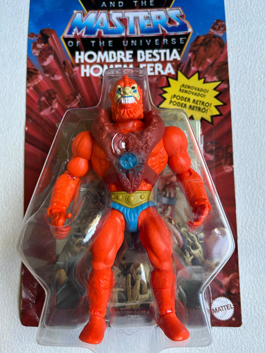 Master Of The Universe Origins Hombre Bestia Mattel 2020 (Usado)