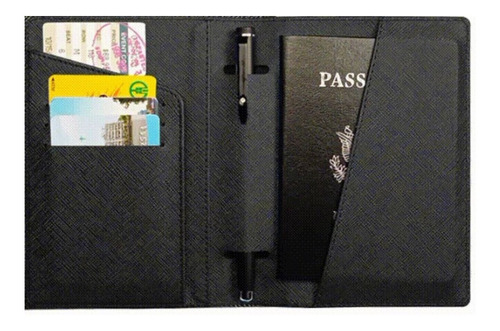 Estuche Porta Pasaporte Protector Documentos Tarjetero Viaje