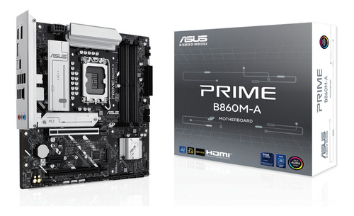 Tarjeta madre de computadora Asus Prime B860M-A para pc color negro