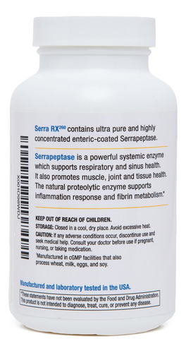 Serra Rx 260,000 Su's (120 Capsules) By Biomedic Labs Rx
