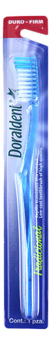 Cepillo De Dientes Doraldent Tradicional Caja Con 12 Piezas Azul Y Rojo