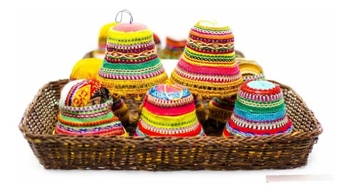 Adornos Navideños Campanas Regalos Navidad (1/2 Docena)