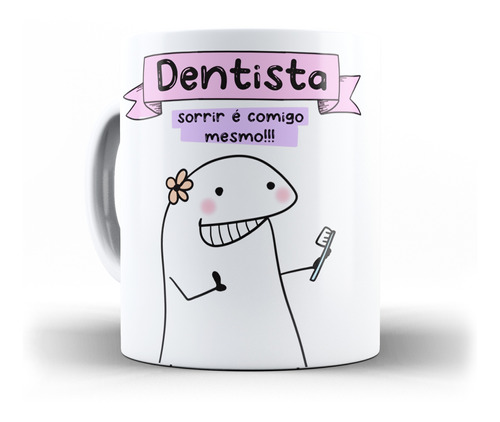 Caneca Flork Profissões Dentista-mulher