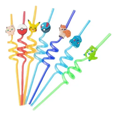 Sorpresas Cumpleaños Bombillas Pokemon 7 Unids Niños Fiestas