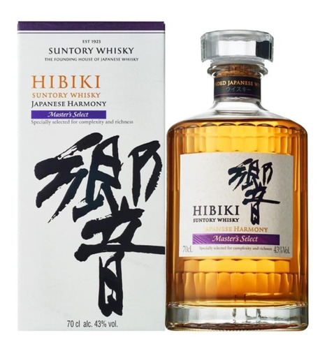 Imagen 1 de 10 de Whisky Blended Japones Hibiki Harmony Master Select 700ml