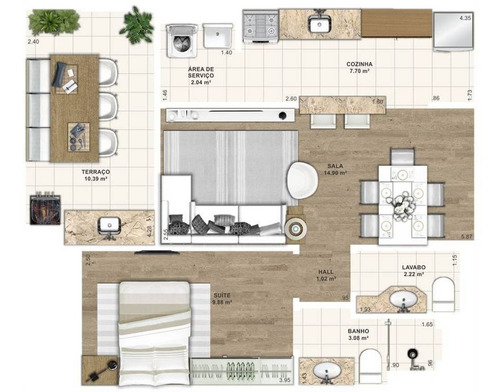 Imagem 18 de 23 de Apartamento - Venda - Tupi - Praia Grande - Dna1371