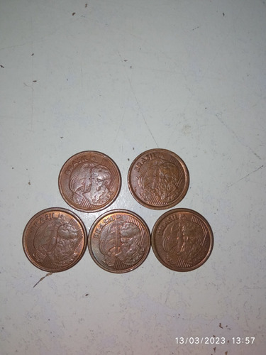 Coleção De 10 Moedas Raras De 1 Centavo (Usado)