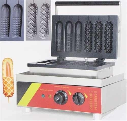 Maquina Para Hacer Banderillas Hot Dogs Waffleados.