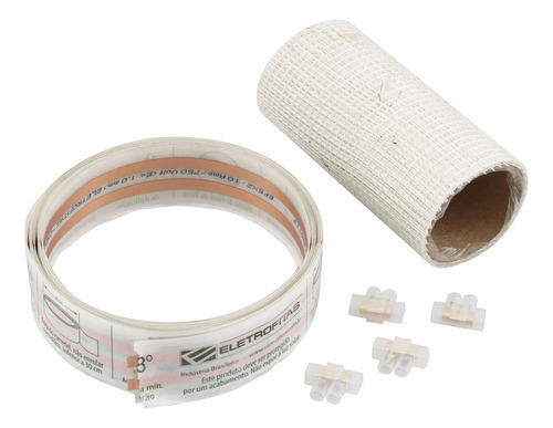 Kit Fita Elétrica Eletrofita 2 Pistas 2 Metros 750v/10amp