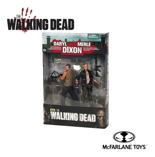 Bonecos Daryl E Merle Dixon - The Walking Dead - Mcfarlane