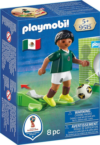 Todobloques Playmobil 9515 Jugador Fútbol México !!