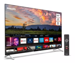 Smart Tv Led Uhd 50 50pud7625 Borderless Philips