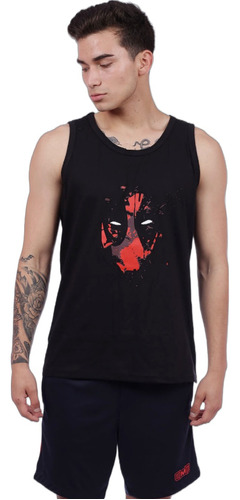 Bividis | Tanks | Modelo Deadpool | Ropa Hombre | Ropa Gym