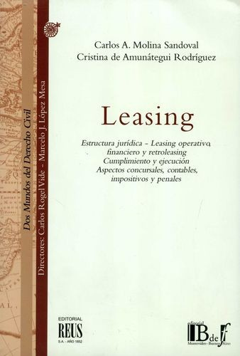 Libro Leasing. Estructura Jurídica