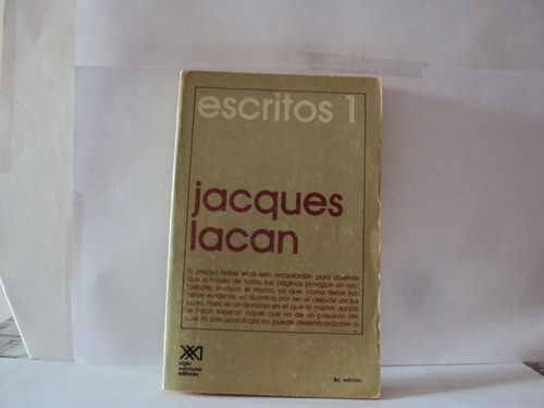 Escritos 1 Jaques Lacan Xx1