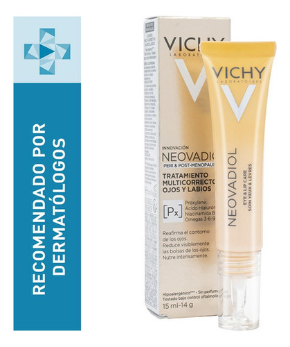 Crema Antiedad De Ojos Y Labios Vichy Neovadiol 15ml Momento de aplicación Día/Noche Tipo de piel Todo tipo de piel