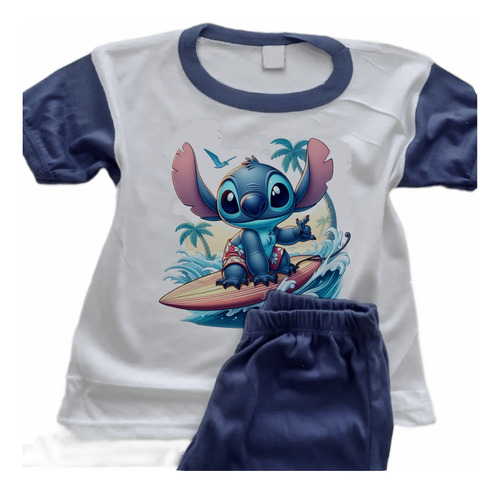 Pijamas Lilo Y Stich Impresas Sublimadas Infantiles - 6864