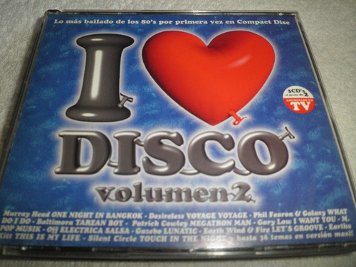 Cd Remixes Triple Importad I Love Disco Vol. 2 (cd Original)