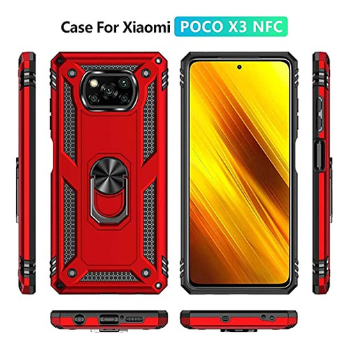 Funda Para Xiaomi Poco X3 Nfc/xiaomi Poco X3, Rotación De 36