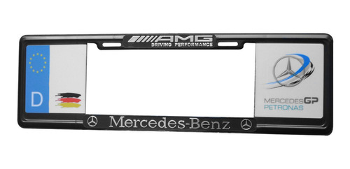 Portaplacas Europeo Mercedes Benz Amg Driving Performance