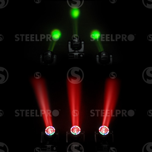 Imagen 7 de 7 de Cabeza Robotica Dj Beam 60 W Rgbw - Steelpro