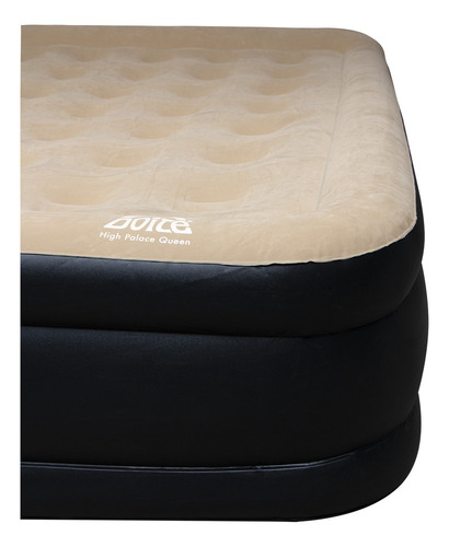 Colchón inflable Doite HIGH PALACE QUEEN color beige de 197cm x 152cm