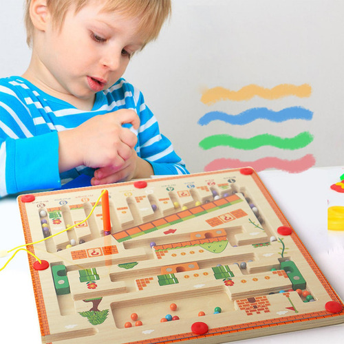 Juego De Laberinto Magnético, Juguetes De Viaje, Juguetes