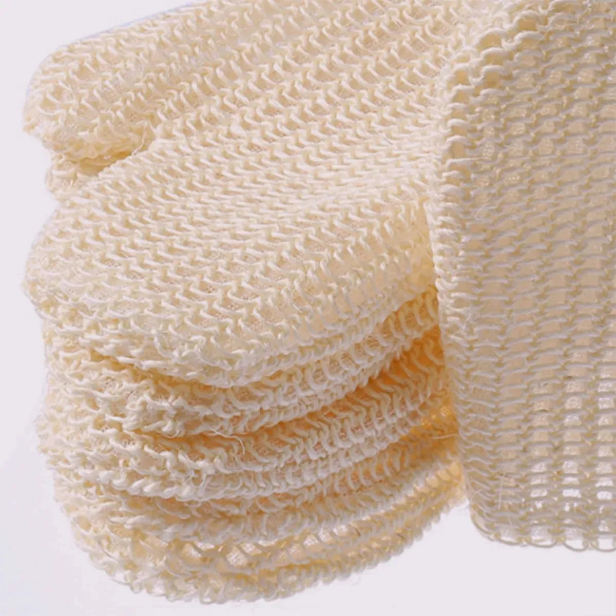 Guante Sisal Exfoliante Natural Baño Ducha Reutilizable Natural Exfoliante Sisal