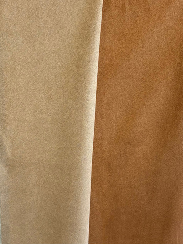 Tela Gamuzada Con Lycra Scuba Gamuza X Metro Premium Camel Liso